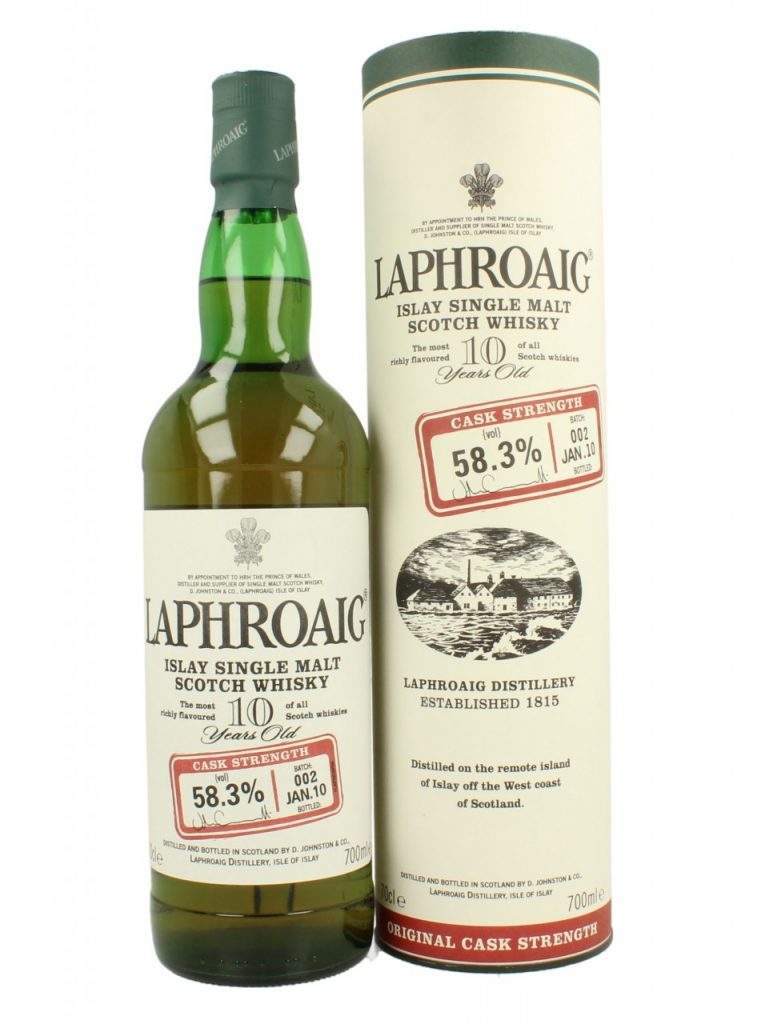 Laphroaig 10 Cask Strength Batch 2 (OB, 2010, 58,3%)