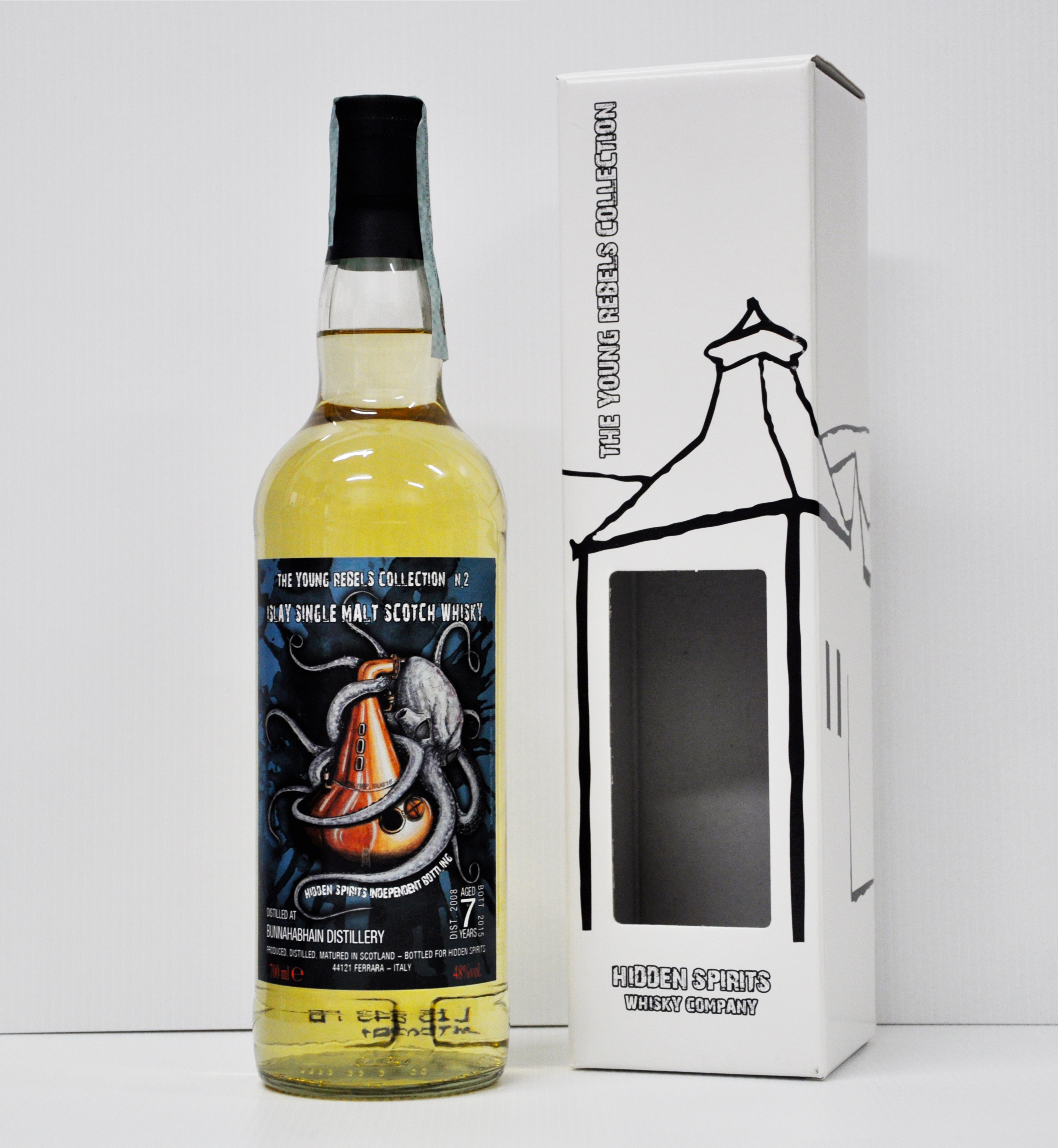 Bunnahabhain 2008/2015 (Hidden Spirits, 2015, 48%)