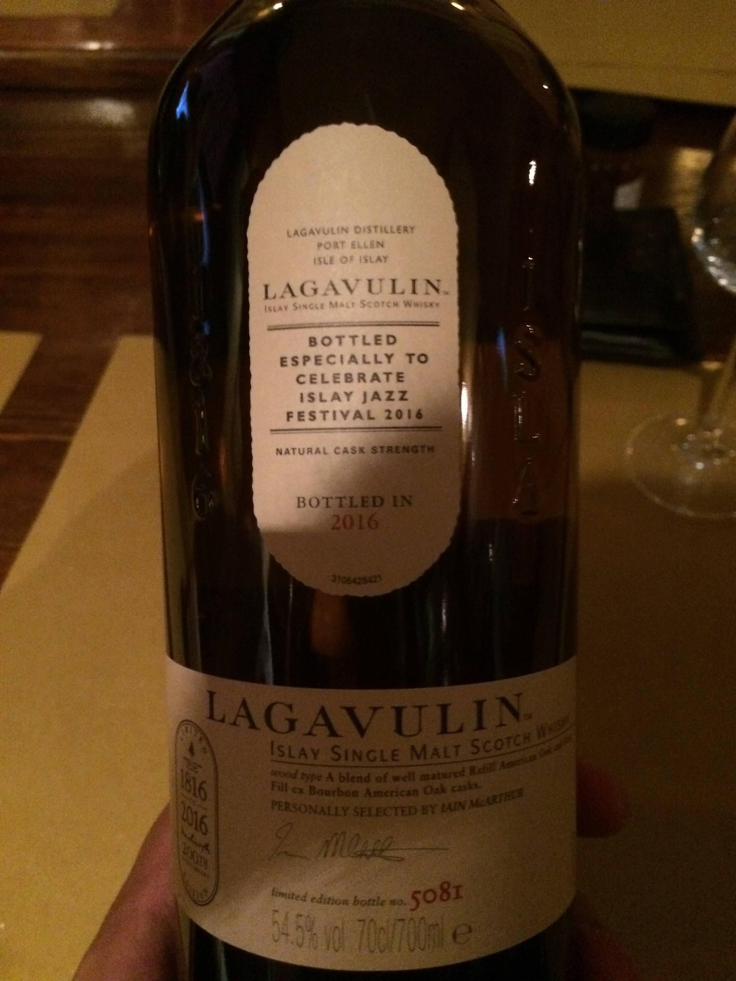 Lagavulin Jazz Festival 2016 (OB, 2016, 54,5%)