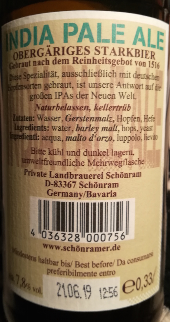 Schönramer India Pale Ale