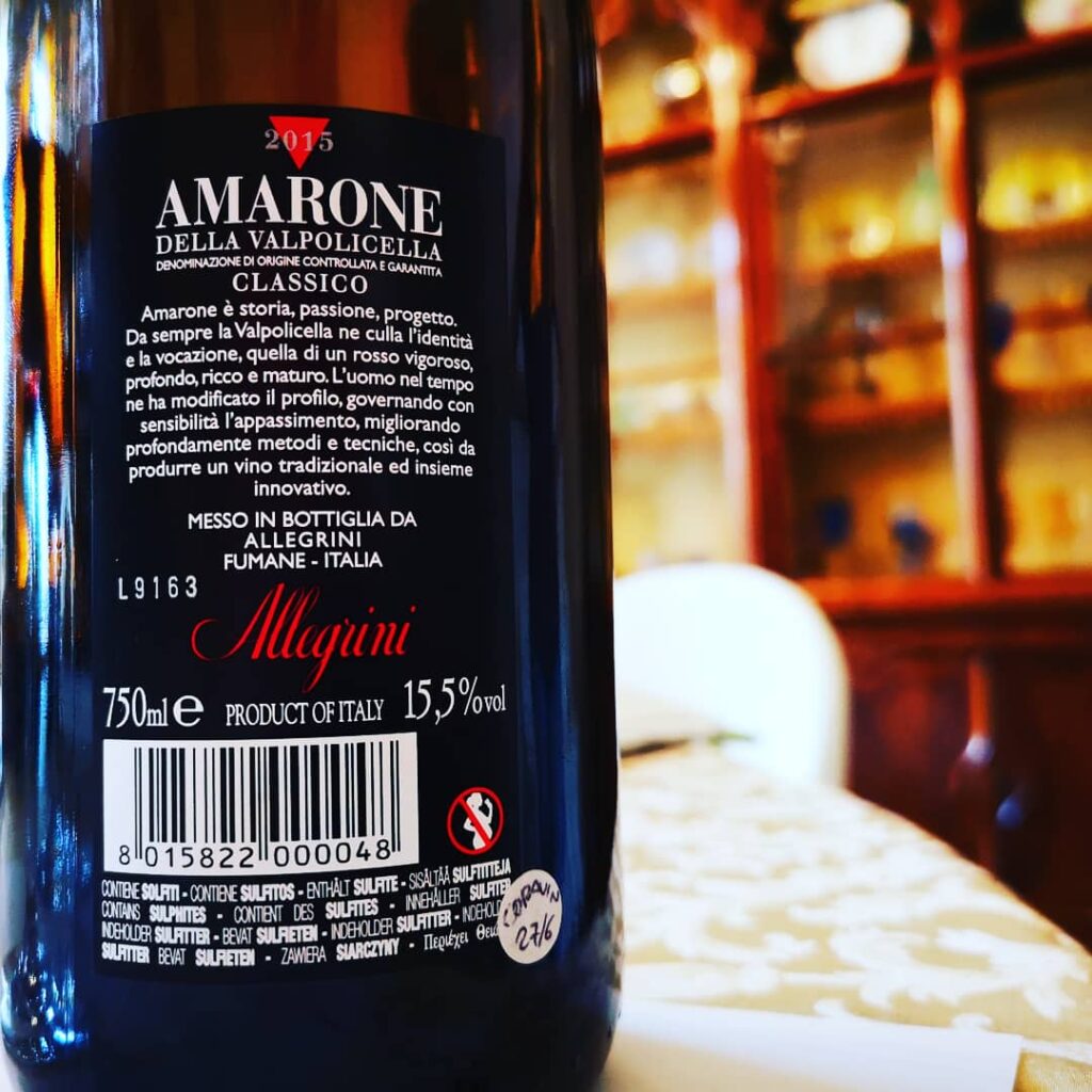 ALLEGRINI AMARONE 2015