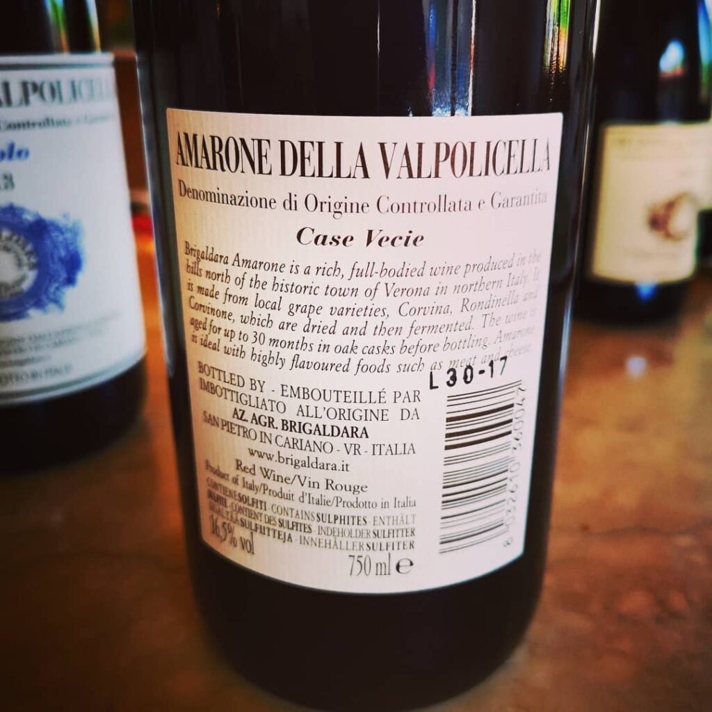 BRIGALDARA AMARONE "CASE VECIE" 2012