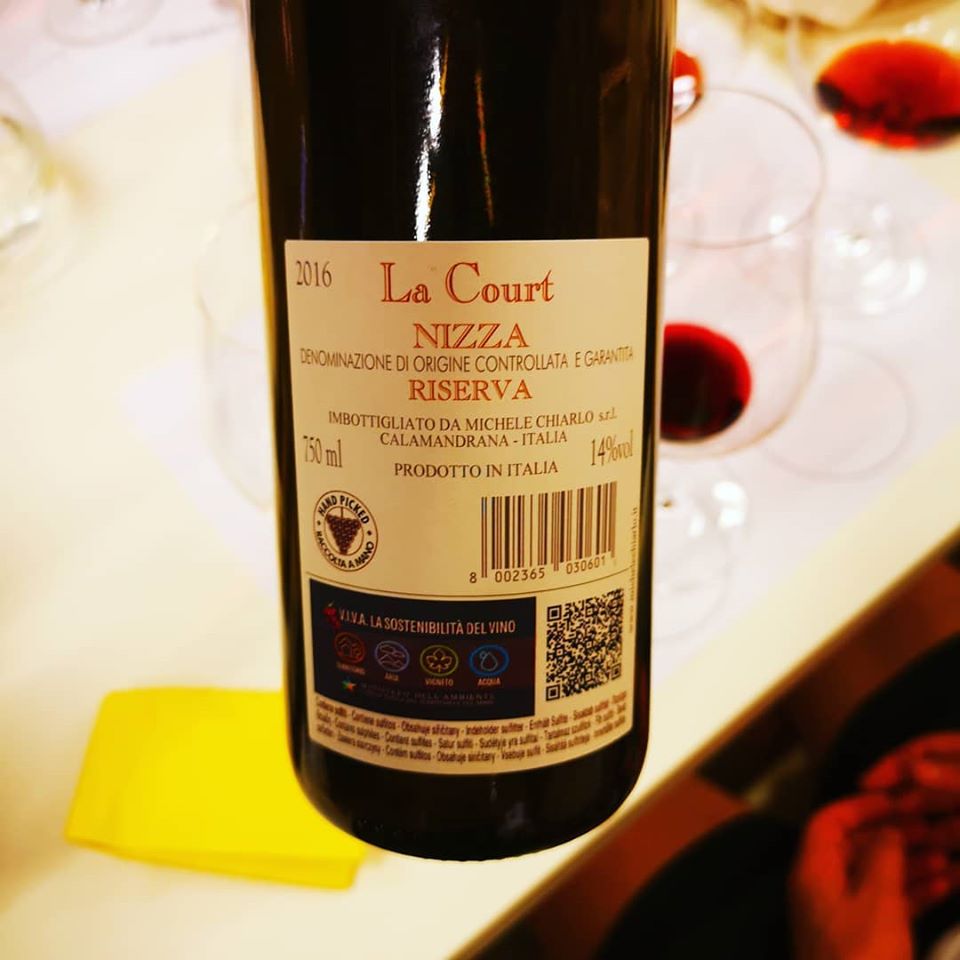 MICHELE CHIARLO NIZZA RISERVA LA COURT 2016