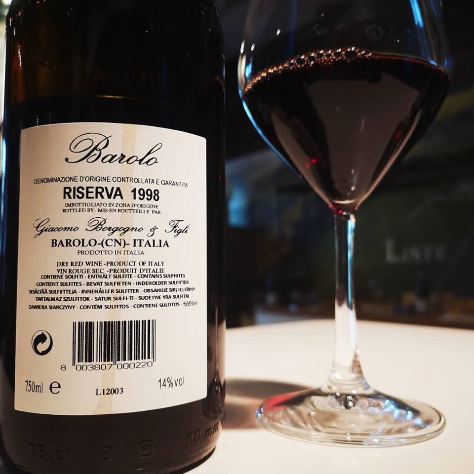 BORGOGNO BAROLO RISERVA 1998